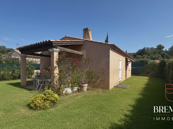 Maison plain-pied 80m2 au calme avec garage à la Roquebrussanne